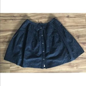 THE KOOPLES BLACK MINI SKIRT SIZE SMALL $370